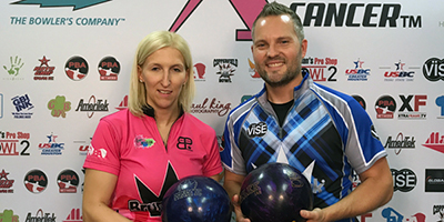 Brad Miller, Natalie Cortese Pace PBA-PWBA Striking Against  Breast Cancer Mixed Doubles Qualifiers